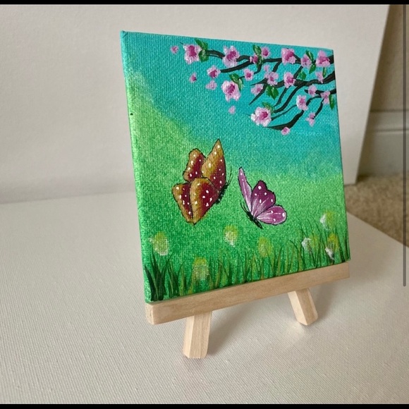 Butterfly painting - Picture 2 of 2